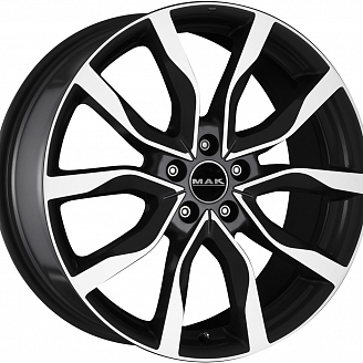 Диск MAK Highlands 9,5x21 5x120 ET49 DIA 72,6 Black Mirror