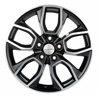 Диск KHW 1713 7x17 5x114,3 ET48,5 67,1 Black-FP (17 ZV Sportage)