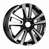 Диск K&K KC874 (17_Vesta Cross) 6,5x17 4x100 ET43 DIA 60,1 Алмаз черный