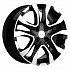 Диск KHW 1503 6x15 4x100 ET40 60,1 Black-FP (LoganxSandero)
