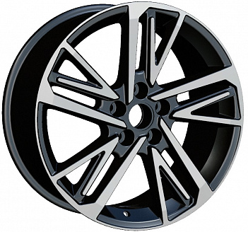 Диск KHW 1815 8x18 5x114,3 ET50 60,1 Black-FP (Toyota Camry NEW) (Цилиндр)