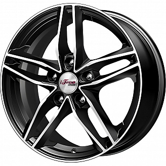 Диск iFree Moskva (KC689-06) 6,5x16 5x100 ET40 DIA 67,1 Блэк джек