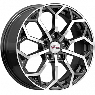Диск iFree Спейс-Нидл (KC100-02) 6,5x16 5x100 ET38 DIA 67,1 Блэк джек