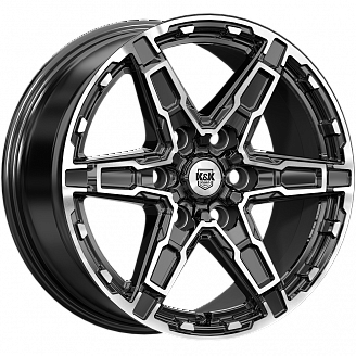 Диск K&K Дистрикт (KC1159-04) 8x18 6x139,7 ET35 67,1 Алмаз черный