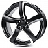 Диск Alutec Shark 7,5x17 5x100 ET35 DIA 63,3 Racing Black Front Polished