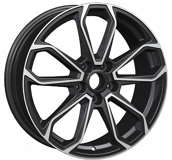 Диск KHW 1816 7x18 5x108 ET47 60,1 Black-FP (Chery Tiggo 8 Pro/Pro Max) (Сфера)