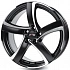 Диск Alutec Shark 6x16 4x108 ET25 DIA 65,1 Racing Black Front Polished